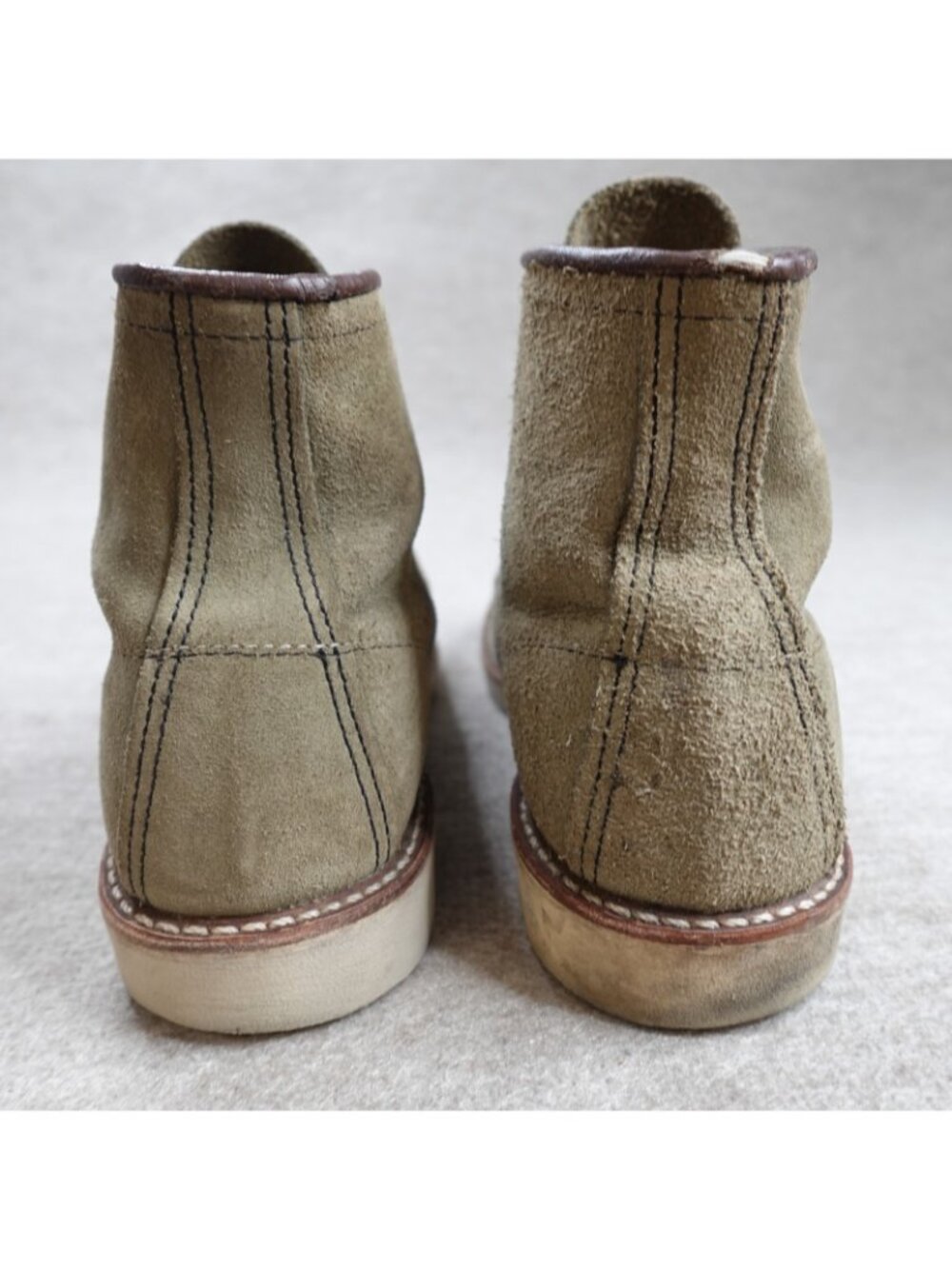 Red Wing Boots 8.5 Gray Suede Roughout 8139 Nigel Cabourn 2010 - Picture 4 of 16